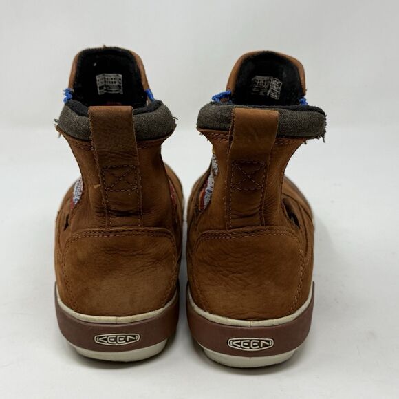 Keen Elsa II Chelsea Boots Womens 8 Brown Nubuck Leather Nordic Aztec Waterproof - Picture 10 of 16